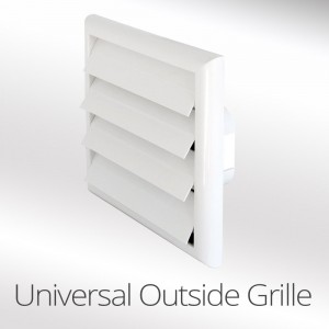 Universal Outside Grill For Flat Or Round Ducting