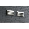 Outside stainless steel rust proof vent grilles for flat ducting