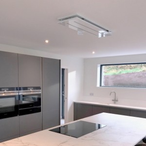 950mm White Ceiling Extractor For Small Kitchens