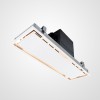 90cm x 30cm Ceiling Cooker Hood Stainless Steel With Brushless Silent Motor 