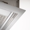 Tornia - 120cm - Designer Sleek Glass Visor Canopy Hood