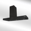 120cm Arezzo Black Wall Mounted Extractor