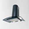 90cm Curved Glass Cooker Hood - Anthracite Grey
