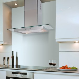 90cm Flat With Glass -Stainless Steel