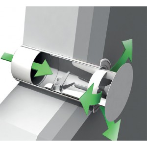  Automatic Airtight Wall Vent -150mm
