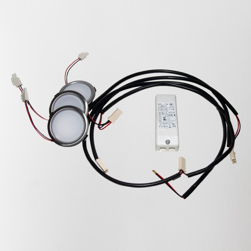 3 LED Conversion Kit with Cables and Driver