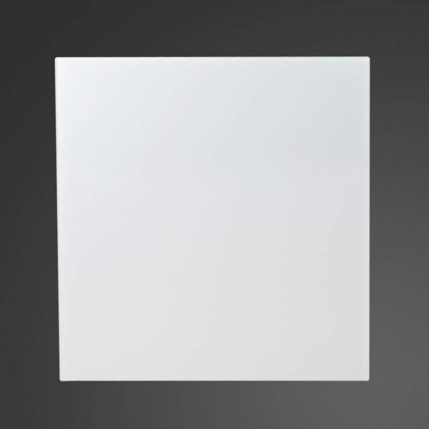 60cm Straight White Glass Splashback