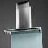 110cm Straight Silver Glass Splashback