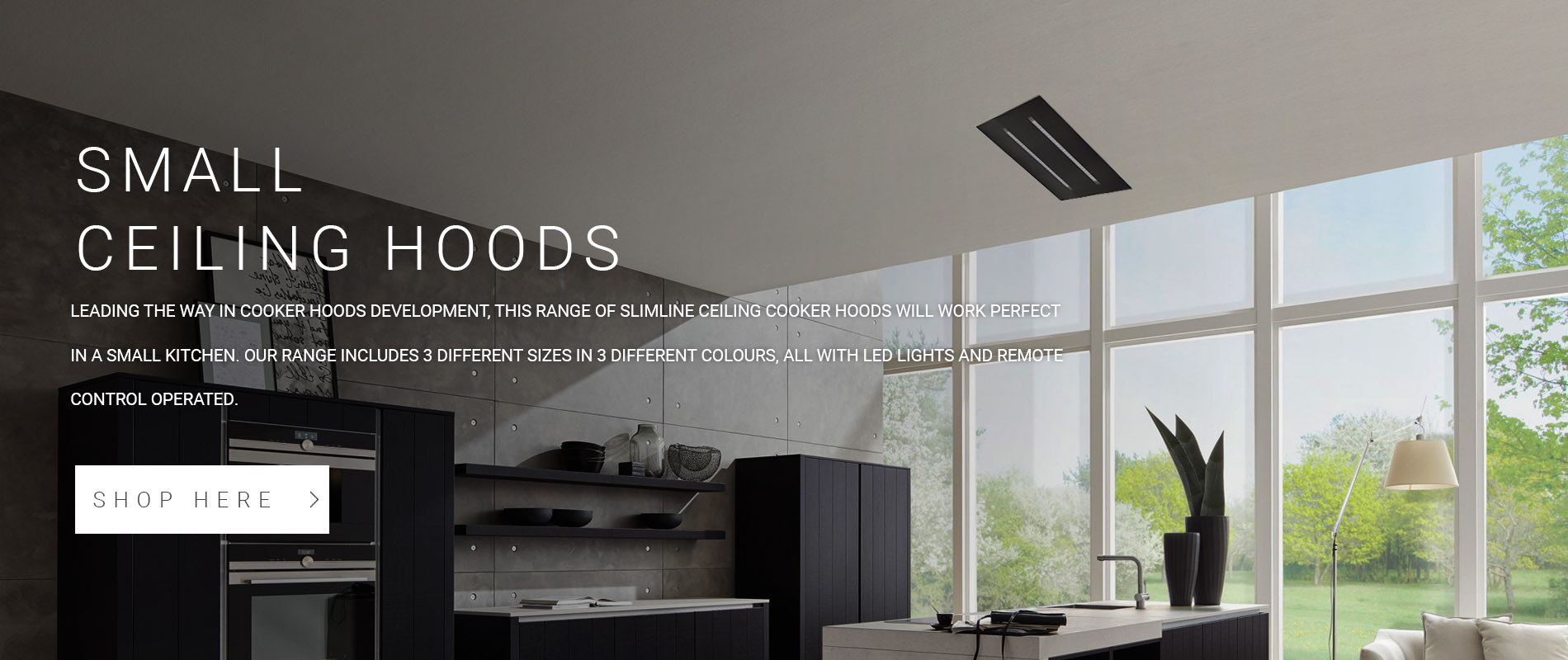 Small Ceiling Cooker Hoods
